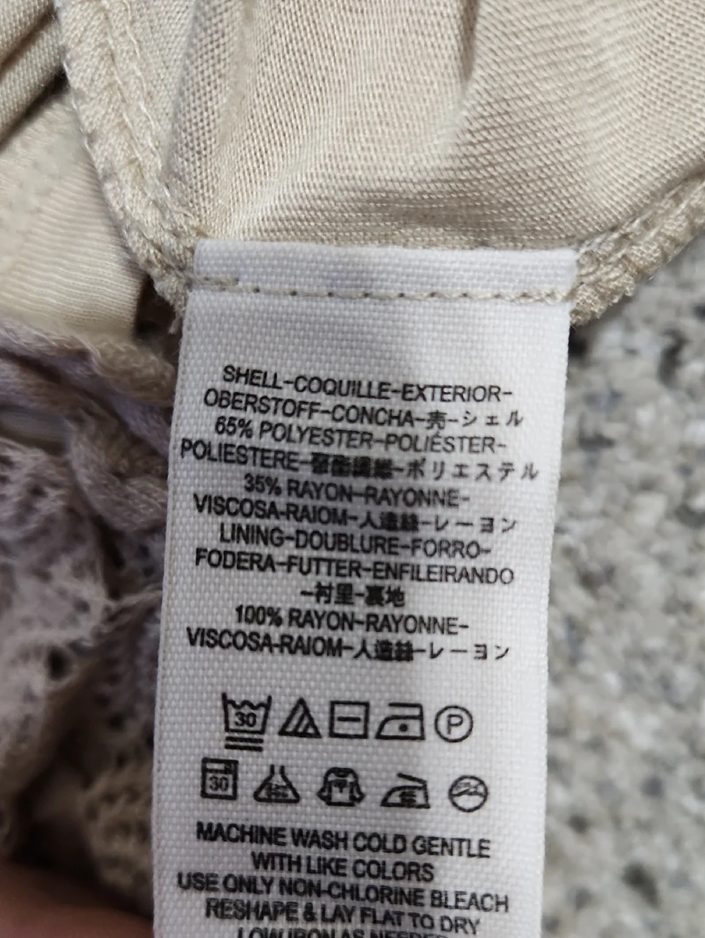 Free People Lily Lace Crochet Blouson Mini Dress in Natural Size Medium - Picture 8 of 11